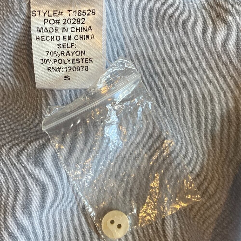 Entro Halter Swing Top Sz S Blue #89J - Picture 6 of 7